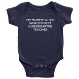Kindergarten Teacher Baby One-piece - Kindergarten Teacher Baby Shirt - World's Best Kindergarten Teacher - Many Sizes And Colors