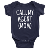 Funny Acting Baby One-piece - Baby Actor Shirt - Thespian Baby Bodysuit - Call My Agent - Baby Shower Gift - Many Sizes And Colors