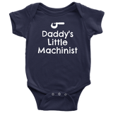 Machinist Baby One-piece - Machinist Baby Shirt - Machine Operator Baby - Daddy's Little Machinist - Many Sizes And Colors - Baby Gift Idea