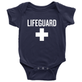 Funny Baby One-piece - Cute Baby Bodysuit - Lifeguard Baby Shirt - Many Sizes and Colors Available - Baby Shower, First Birthday - Lifeguard