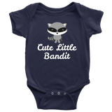 Cute Raccoon Baby One-piece - Raccoon Baby Bodysuit - Cute Little Bandit - Baby Shower or Birthday Gift - Many Sizes And Colors