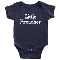 Cute Preacher Baby One-piece - Gift For Preacher or Minister Baby - Little Preacher Baby Bodysuit - Baby Shower or Birthday Gift