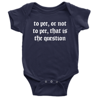 Shakespeare Parody Baby Shirt - Shakespeare Baby One-piece - English Teacher Baby - Theater Geek - Thespian Baby Gift - To Pee Or Not To Pee