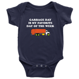 Garbage Truck Baby One-piece - Trash Truck Baby Bodysuit - Garbage Truck Driver Baby Gift - Garbage Day - Many Sizes And Colors