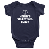 Volleyball Baby Bodysuit - Volleyball Player Baby Gift - Volleyball Baby One-piece - Mommy's Volleyball Buddy - First Birthday or Baby Shower Gift