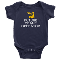 Crane Baby Bodysuit - Crane Operator Baby Gift - Future Crane Operator - Baby One-piece - Baby Shower Gift Idea