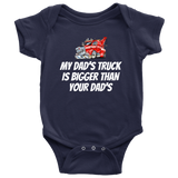 Wrecker Driver Baby Shirt - Tow Truck Baby One-piece - My Daddy's Truck - Baby Shower Or First Birthday - Many Sizes And Colors