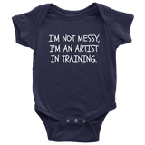 Funny Artist Baby One-piece - Art Teacher Baby Gift - Artist Baby Bodysuit - Artist In Training - Many Sizes And Colors Available