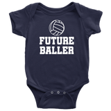 Volleyball Baby Bodysuit - Volleyball Player Baby Gift - Volleyball Baby One-piece - Future Baller - First Birthday or Baby Shower Gift