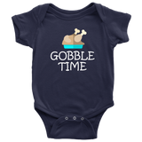 Thanksgiving Baby Bodysuit - Gobble Time - Roast Turkey Baby One-Piece - Many Sizes And Colors