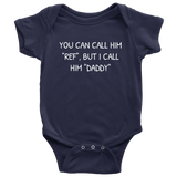 Referee Baby One-piece - Referee Baby Shirt - Referee Baby Gift - I Call Him Daddy - Baby Shower Gift - Many Sizes And Colors