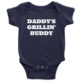 Barbecue Baby One-piece - Grilling Baby Shirt - BBQ Baby Gift - Daddy's Grillin Buddy - Many Sizes And Colors