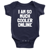 Blogging Baby Bodysuit - Blogger Baby One-piece - Funny Baby Gift - So Much Cooler Online - Many Sizes And Colors Available