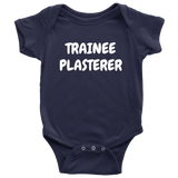 Plasterer Baby Shirt - Cute Plasterer Baby One-piece - Trainee Plasterer - Many Sizes And Colors - Baby Shower Gift