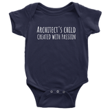 Funny Architect Baby One-piece - Cute Baby Shirt - Baby Gift Idea - Architecture Bodysuit - Architect's Child - Many Sizes And Colors