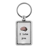 Nerd Keychain - I Lobe You