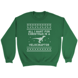 Velociraptor Ugly Sweater - custom request