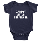Viking Baby One-Piece - Cute Baby Shirt - Daddy's Little Berserker - Baby Shower Gift - Many Colors And Sizes Available