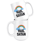 custom order - hail satan - 15oz