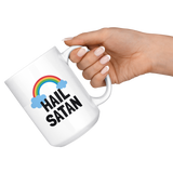 custom order - hail satan - 15oz