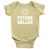 Volleyball Baby Bodysuit - Volleyball Player Baby Gift - Volleyball Baby One-piece - Future Baller - First Birthday or Baby Shower Gift