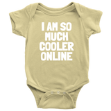 Blogging Baby Bodysuit - Blogger Baby One-piece - Funny Baby Gift - So Much Cooler Online - Many Sizes And Colors Available