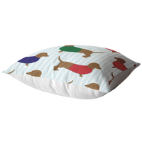 Dachshund Pillow - Dachshund Owner Gift - Wiener Dog Throw Pillow - Dachshund Owner Present - Cute Dog Lover Gift