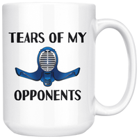 custom order - tears of my opponents kendo - 15 oz mug