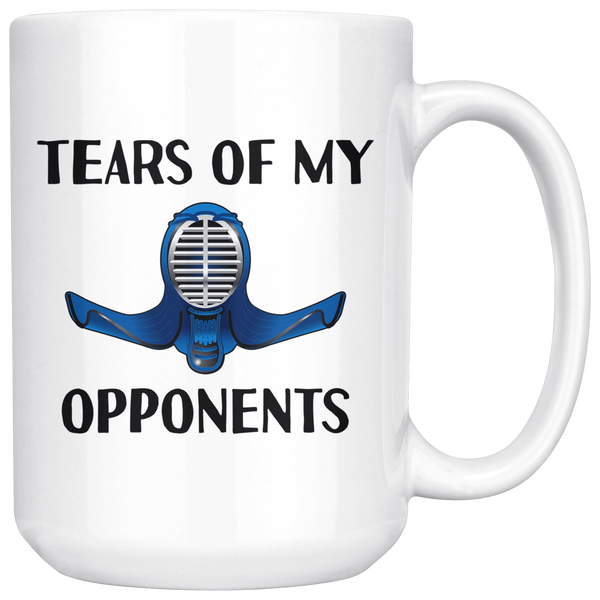 custom order - tears of my opponents kendo - 15 oz mug