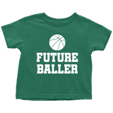 Basketball Toddler Shirt - Basketball Player Toddler Tee - Birthday Gift For Future Basketball Player - Future Baller - Many Sizes, Colors