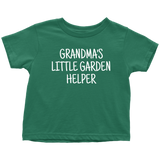Cute Toddler Shirt - Gardening Toddler Tee - Grandma's Little Garden Helper - Birthday Gift