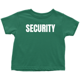 Cute Toddler Shirt - Adorable Toddler Tee - Security Guard - Birthday Gift
