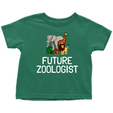 Zoologist Toddler Shirt - Zoology Toddler Tee - Future Zoologist - Birthday Gift - All Cotton