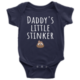 Funny Baby One-Piece - Cute Baby Shirt - Daddy's Little Stinker - Custom Text Available - Baby Shower Or First Birthday Present - Baby Gift