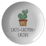 custom order - cactus plate - cactus lover gift