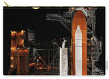 Sts-119 Shuttle Discovery With Moon - Carry-All Pouch