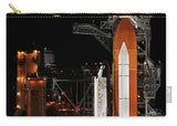 Sts-119 Shuttle Discovery With Moon - Carry-All Pouch