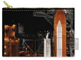 Sts-119 Shuttle Discovery With Moon - Carry-All Pouch