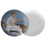 Funny Art Plate - Artist Gift Idea - Art History Nerd Present - Art Teacher Gift - Edouard Manet Parody Plate - Mo' Manet Mo' Problems