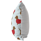 Dachshund Pillow - Dachshund Owner Gift - Wiener Dog Throw Pillow - Dachshund Owner Present - Cute Dog Lover Gift