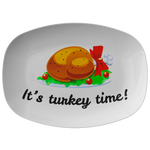 Cute Thanksgiving Platter - Turkey Serving Dish - Thanksgiving Gift Idea - It's Turkey Time