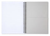 Earth And Moon - Spiral Notebook