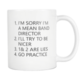 mean band director mug