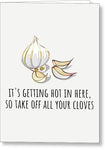 Valentine Card - Boyfriend Card - Girlfriend Card - Anniversary Card - Take Off All Your Cloves - Greeting Card