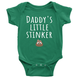 Funny Baby One-Piece - Cute Baby Shirt - Daddy's Little Stinker - Custom Text Available - Baby Shower Or First Birthday Present - Baby Gift