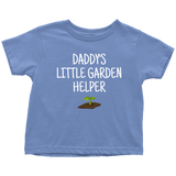 Cute Toddler Shirt - Gardening Toddler Tee - Daddy's Little Garden Helper - Customization Available - Birthday Gift