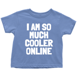 Blogging Toddler Shirt - Blogger Toddler Tee - Funny Birthday Gift - So Much Cooler Online - Many Sizes And Colors Available - All Cotton