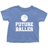 Basketball Toddler Shirt - Basketball Player Toddler Tee - Birthday Gift For Future Basketball Player - Future Baller - Many Sizes, Colors