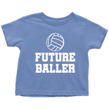 Volleyball Toddler Shirt - Volleyball Player Toddler Tee - Birthday Gift For Future Volleyball Player - Future Baller - Many Sizes, Colors