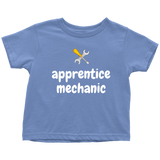 Cute Toddler Shirt- Mechanic Toddler Tee - Apprentice Mechanic - Birthday Gift